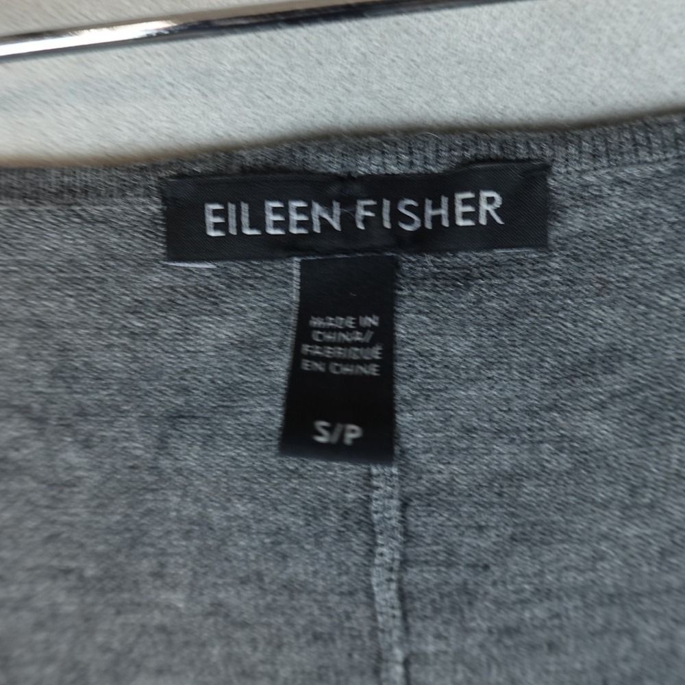 Eileen Fisher Sweater Alpaca Merino Tencel Womens S Pullover Lagenlook Boxy Gray - Picture 2 of 7